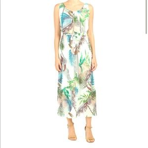 NWT Modissima Pleated abstract dress size L